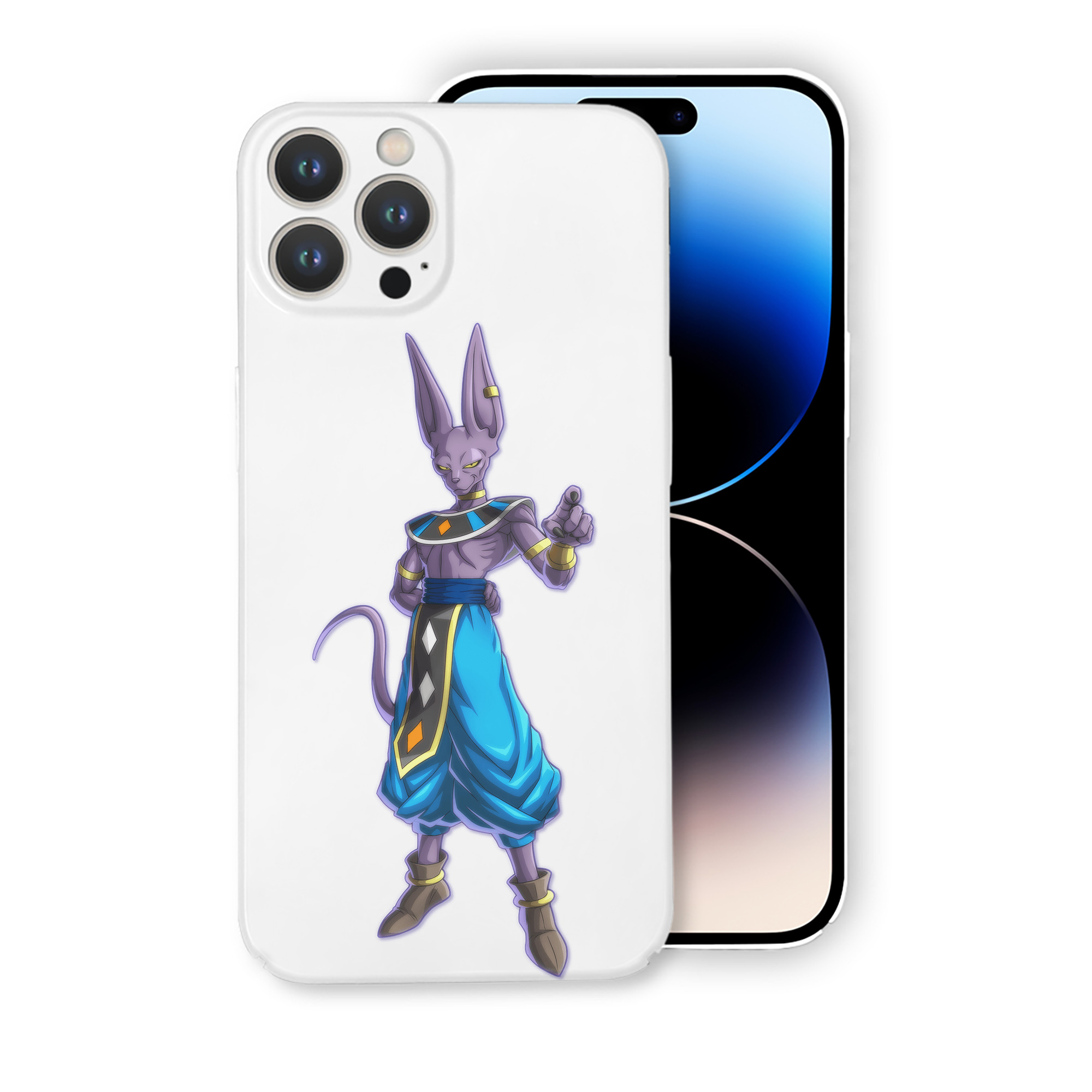 （画像用） ドラゴンボール ビルス 破壊神ビルス DRAGON BALL Beerus Birusu 【iPhone 14シリーズ対応】ハードケース